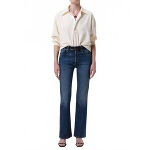 Citizens of Humanity Vidia Mid Rise Boot Jeans Abalone Wash Size 33